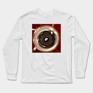 Coffee Since Established Decaf French Press Retro Long Sleeve T-Shirt